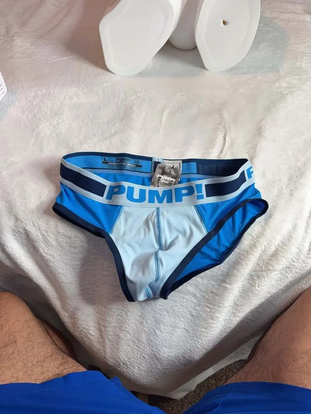 PUMP! True Blue Brief Size Large